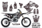 Preview: Skulls N Hammers White with number plates for Kawasaki KX250F 2009-2012