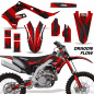Preview: Dragon Flow Red without number plates for Kawasaki KX450F 2019-2023