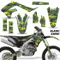 Preview: Slash Camo Gelb ohne Nummernfeldern für Kawasaki KX450F 2019-2023