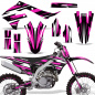 Preview: Attack Pink with number plates for Kawasaki KX450F 2019-2023