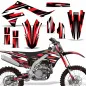 Preview: Attack Rot mit Nummernfeldern für Kawasaki KX450F 2019-2023