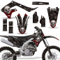 Preview: Bone Collector Black with number plates for Kawasaki KX450F 2019-2023