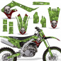 Preview: Bone Collector Green with number plates for Kawasaki KX450F 2019-2023