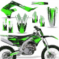 Preview: Carbon-X Green with number plates for Kawasaki KX450F 2019-2023
