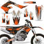 Preview: Carbon-X Orange with number plates for Kawasaki KX450F 2019-2023