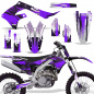 Preview: Carbon-X Purple with number plates for Kawasaki KX450F 2019-2023