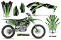 Preview: Attack Grün mit Nummernfeldern für Kawasaki KX250F/KFX250 2017-2020
