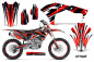Preview: Attack Rot mit Nummernfeldern für Kawasaki KX250F/KFX250 2017-2020