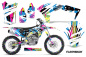 Preview: Flashback mit Nummernfeldern für Kawasaki KX250F/KFX250 2017-2020