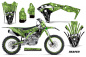 Preview: Reaper Grün mit Nummernfeldern für Kawasaki KX250F/KFX250 2017-2020