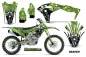 Preview: Reaper Grün mit Nummernfeldern für Kawasaki KX250F/KFX250 2017-2020