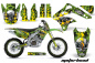 Preview: Motorhead Green with number plates for Kawasaki KX450F 2006-2008