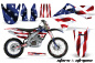 Preview: Stars and Stripes with number plates for Kawasaki KX450F 2006-2008