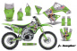 Preview: T-Bomber Green with number plates for Kawasaki KX450F 2009-2011