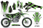 Preview: Attack Grün mit Nummernfeldern für Kawasaki KX450F 2016-2018