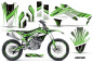 Preview: Empire Grün mit Nummernfeldern für Kawasaki KX450F 2016-2018