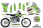 Preview: P40-Warhawk Grün ohne Nummernfeldern für Kawasaki KX500 1988-2004