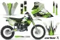 Preview: Carbon-X Grün mit Nummernfeldern für Kawasaki KX80/KX100 1995-1997