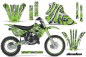 Preview: Deaden Grün mit Nummernfeldern für Kawasaki KX80/KX100 1995-1997