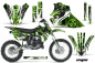 Preview: Expo Grün mit Nummernfeldern für Kawasaki KX80/KX100 1995-1997