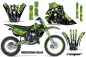 Preview: Reaper Grün mit Nummernfeldern für Kawasaki KX80/KX100 1995-1997