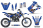 Preview: T-Bomber Blau mit Nummernfeldern für Kawasaki KX85/100 2001-2013