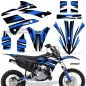 Preview: Attack Blau ohne Nummernfeldern für Kawasaki KX85/112 2022-2024