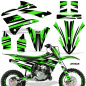 Preview: Attack Green with number plates for Kawasaki KX85/112 2022-2024