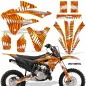 Preview: Bio Metal Orange ohne Nummernfeldern für Kawasaki KX85/112 2022-2024