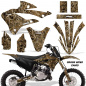 Preview: Grass Wing Camo without number plates for Kawasaki KX85/112 2022-2024