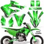 Preview: Metal Thunder Grün ohne Nummernfeldern für Kawasaki KX85/112 2022-2024