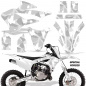 Preview: Special Forces White without number plates for Kawasaki KX85/112 2022-2024