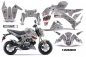 Preview: P40-Warhawk Silber für Kawasaki Z125 Pro 2017-2024