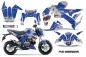 Preview: P40-Warhawk Blau für Kawasaki Z125 Pro 2017-2024