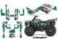 Preview: T-Bomber Grün für Kawasaki KLF 220/250/300 Bayou