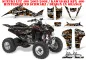 Preview: SilverStar - Silverhaze Background = Black, Design color = Orange for Kawasaki KFX 400 2003-2008