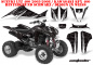 Preview: Contender Hintergrund = Schwarz, Designfarbe = Weiß für Suzuki LTZ 400 2003-2008