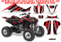 Preview: Inline Hintergrund = Schwarz, Designfarbe = Rot für Suzuki LTZ 400 2003-2008