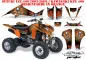 Preview: Ed-Hardy - Pirates Orange for Kawasaki KFX 400 2003-2008