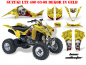Preview: Bone Collector Yellow for Suzuki LTZ 400 2003-2008