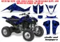 Preview: Skulls and Hammers Blue for Kawasaki KFX 400 2003-2008