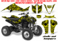 Preview: Skulls and Hammers Yellow for Suzuki LTZ 400 2003-2008