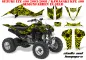 Preview: Skulls and Hammers Yellow for Kawasaki KFX 400 2003-2008