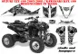 Preview: Skulls and Hammers White for Kawasaki KFX 400 2003-2008