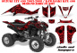 Preview: Skulls and Hammers Red for Suzuki LTZ 400 2003-2008