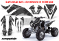 Preview: Camoplate Schwarz für Kawasaki KFX 450
