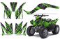 Preview: Nuke Grün für Kawasaki KFX 50/KFX 90 2007-2022