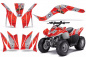 Preview: T-Bomber Rot für Kawasaki KFX 50/KFX 90 2007-2022