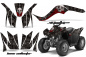 Preview: Bone Collector Schwarz für Kawasaki KFX 50/KFX 90 2007-2022