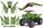 Preview: Bone Collector Grün für Kawasaki KFX 50/KFX 90 2007-2022